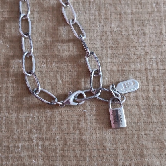 JLO Silver Tone Link Long Wrap Necklace - Picture 4 of 8